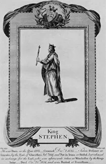 Alexander Hogg Collection: King Stephen, 1783. Artist: Hawkins