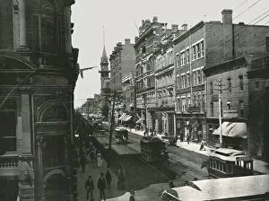 Ontario Gallery: King Street looking west, Toronto, Canada, 1895. Creator: W &s Ltd