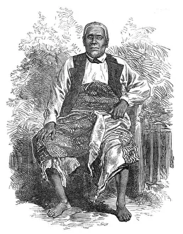 Warlord Prints: King Thackembau, of the Feejee Islands, 1869. Creator: Unknown