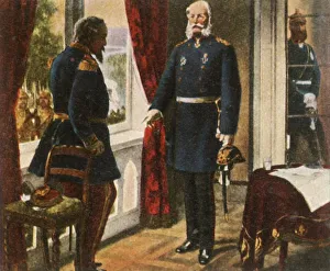 Bonaparte Napoleon Iii Collection: King Wilhelm and Emperor Napoleon after the Battle of Sedan, 2 September 1870, (1936)