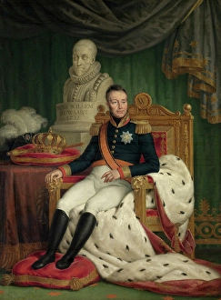 King Willem Ii Prints: King Willem I, 1815-1830. Creator: Mathieu Van Bree