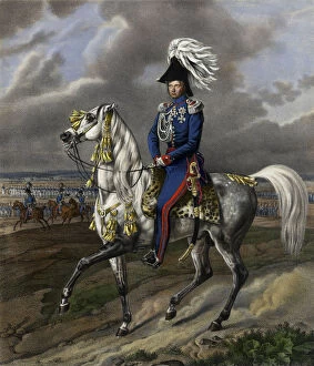 Albrecht 1786 1862 Gallery: King William I of Württemberg (1781-1864), ca 1845