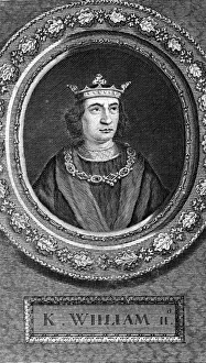 William The Red Prints: King William II. Artist: George Vertue