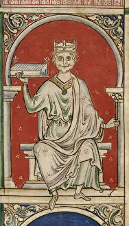 Historia Anglorum Gallery: King William Rufus (From the Historia Anglorum, Chronica majora). Artist: Paris, Matthew (c)