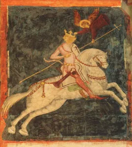 Lublin Prints: King Wladyslaw II. Jagiello. Fresco in the Trinity Chapel in Lublin