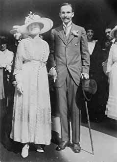 Kingdon Gould & wife, between c1915 and c1920. Creator: Bain News Service