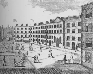 Convict Collection: The Kings Bench Prison as it appeared in 1823, c1827, (1912)