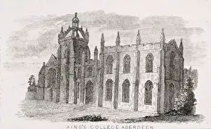 Vignette Prints: King's College, c1840s-1860s