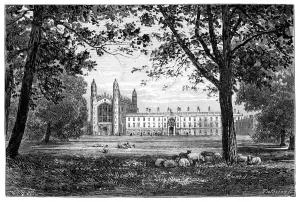 Kings College Prints: Kings College, Cambridge, 1900