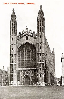 Images Dated 2nd August 2007: Kings College Chapel, Cambridge, 1908