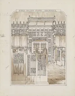 Intricately Prints: King's College Chapel and Stallwork