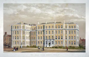 Kings College Hospital, Carey Street, Westminster, London, c1840