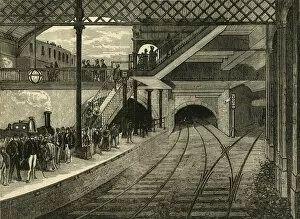 Sir John Collection: Kings Cross Underground Station in 1868, (c1876). Creator: Unknown
