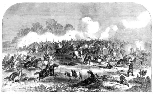 Confused Prints: The King's Dragoon Guards closing with the Tartar cavalry in the engagement near Pekin