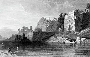 Roberts Emma Prints: King's Fort, - Boorhanpore, 1834. Creator: William Purser