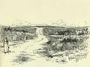 Uganda Prints: The King's Hill at Mengo, Uganda, c1900. Creator: Will B. Robinson