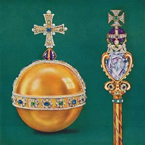 Queen Consort Of King George Vi Gallery: The Kings Orb and Sceptre, 1937. Creator: Unknown