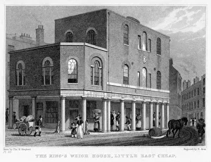 Eastcheap Prints: The Kings Weigh House, Little East Cheap, City of London, 19th century. Artist: R Acon
