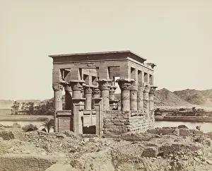 Nile Prints: Kiosk of Trajan (Pharoah's Bed) on the Island of Philae, between 1860 and 1903