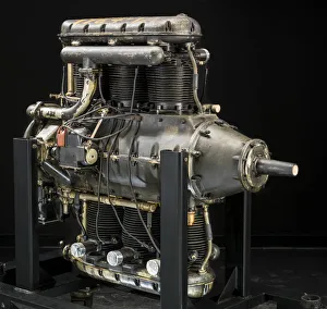 Propulsion Prints: Kirkham, Vertically-Opposed 6 Engine, Experimantal, 1929. Creator: Charles B. Kirkham