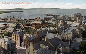 Orkney Prints: Kirkwall from the Cathedral tower, Orkney, Scotland, 20th century