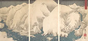 Gorge Gallery: Kiso Gorge in the Snow. Creator: Ando Hiroshige