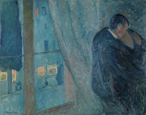 Intimacy Prints: The Kiss, 1892. Creator: Edvard Munch