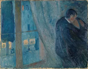 Relationship Gallery: The Kiss, 1892. Creator: Munch, Edvard (1863-1944)