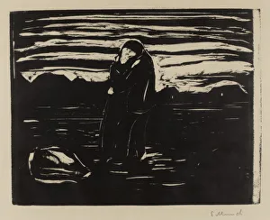Loving Prints: Kiss in the Field, 1905. Artist: Munch, Edvard (1863-1944)