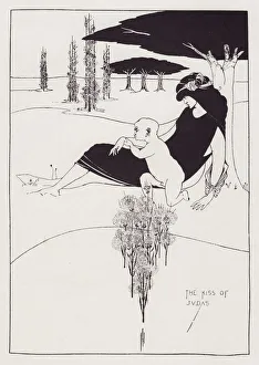 Judas Gallery: The Kiss of Judas, 1893. Creator: Aubrey Beardsley