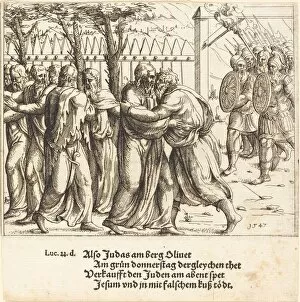 Betrayer Collection: The Kiss of Judas. Creator: Augustin Hirschvogel
