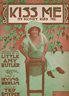 Sheet Music Prints: Kiss Me, My Honey, Kiss Me, 1910. Creator: Unknown