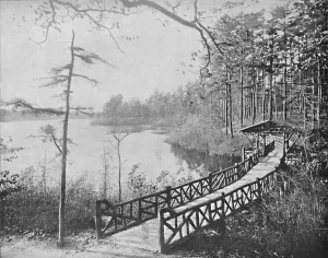 Mid Atlantic Prints: Kissing Bridge, Lakewood, c1897. Creator: Unknown