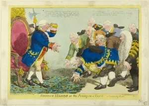 Argus Prints: Kissing Hands, published February 10, 1806. Creator: Charles Williams