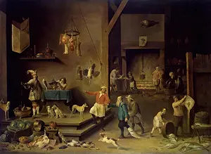 Employee Prints: The Kitchen, 1646. Creator: David Teniers II
