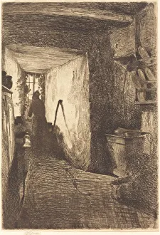 The Kitchen, 1858. Creator: James Abbott McNeill Whistler