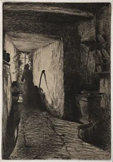 The Kitchen, 1858. Creator: James McNeill Whistler (American, 1834-1903)