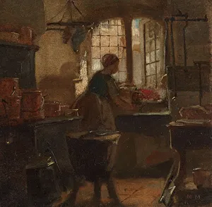 Oven Prints: Kitchen, 1859. Creator: Matthijs Maris