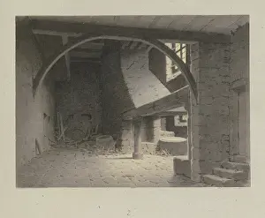 Kitchen Prints: Kitchen of the former Benedictine Abbey of Seligenstadt