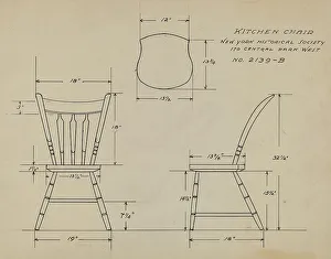 Kitchen Chair, c. 1935. Creator: Rosa Burger
