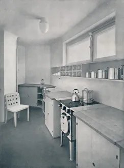 De Stijl Prints: A kitchen designed by Professor Oswald Haerdtl, of Vienna, 1935