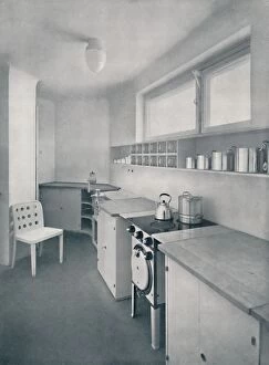 Vienna Gallery: A kitchen designed by Professor Oswald Haerdtl, of Vienna, 1935