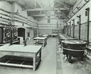 Fulham Prints: Kitchen at the Fulham Hostel, London, 1947