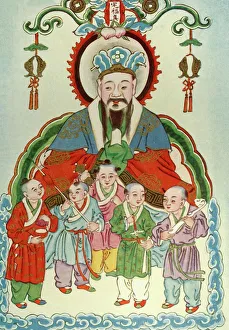 Smiling Collection: The Kitchen-God, 1922. Creator: Unknown