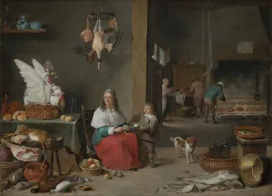 Teniers David The Younger Prints: Kitchen Interior, 1644. Creator: David Teniers II