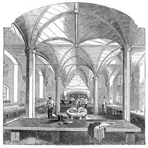 The kitchen of Lincoln's Inn New Buildings, 1845. Creator: Unknown