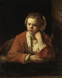 Kitchen Maid Prints: The Kitchen Maid, 1651. Creator: Rembrandt Harmensz van Rijn