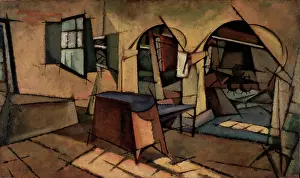 Amadeo De 1887 1918 Prints: The Kitchen at Manhufe House, 1913. Creator: Souza-Cardoso, Amadeo de (1887-1918)