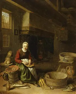 Preparation Prints: Kitchen Scene, 1648. Creators: Pieter Cornelisz