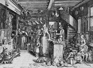 Cooking Pots Prints: A Kitchen Scene. n. d. Creator: Unknown